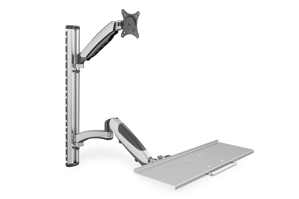DIGITUS flexibilis fali monitor (VESA 100x100) + billentyűzet tartó konzol
