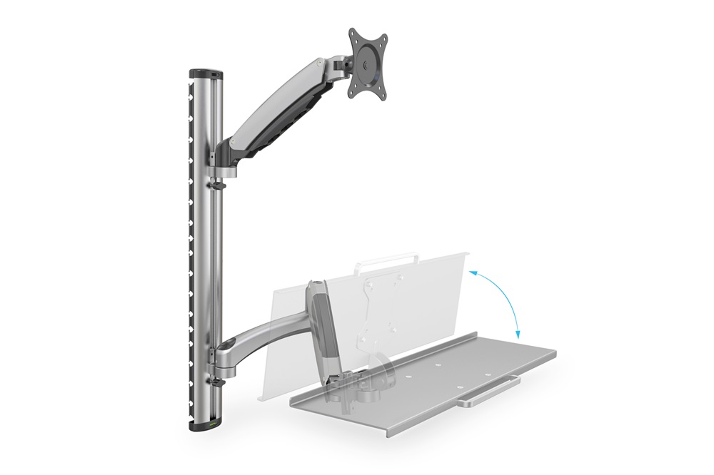 DIGITUS flexibilis fali monitor (VESA 100x100) + billentyűzet tartó konzol