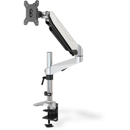 DIGITUS gázrugós C-bilincses univerzális (VESA 75 / 100) 1-es ezüst monitor tartó konzol