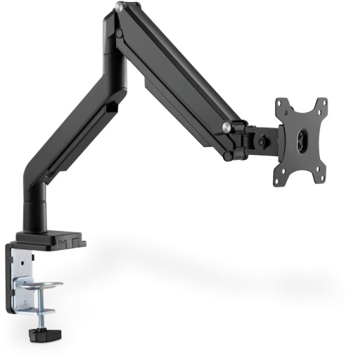 DIGITUS gázrugós C-bilincses univerzális (VESA 75/100) 1-es fekete monitor tartó konzol