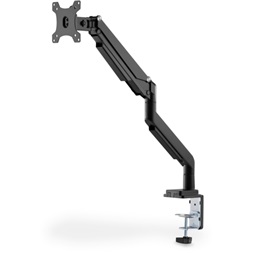 DIGITUS gázrugós C-bilincses univerzális (VESA 75 / 100) 1-es fekete monitor tartó konzol