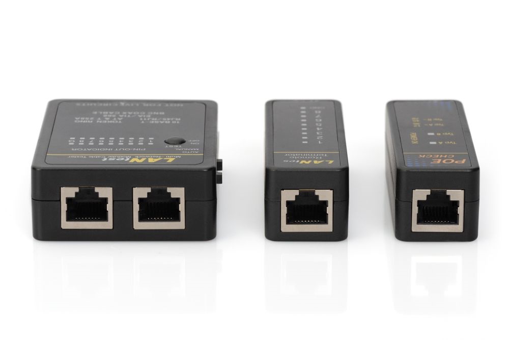 DIGITUS hálózati (RJ45, BNC, PoE) kábel teszter