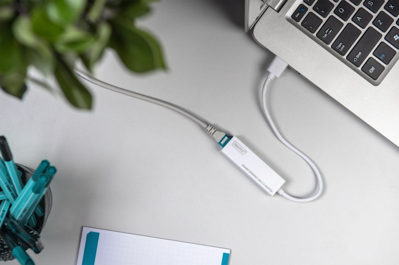 DIGITUS vezetékes USB 3.0 Gigabit Ethernet Adapter