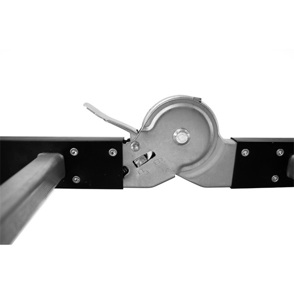 DRABEST HOME és PLATFORM 4x3 lépcsős univerzális alumínium és rozsdamentes acél létra, 125 kg