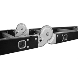 DRABEST HOME és PLATFORM 4x3 lépcsős univerzális alumínium és rozsdamentes acél létra, 125 kg