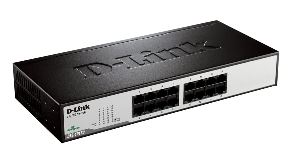 D-Link DES-1016D 16port FE LAN nem menedzselhető switch