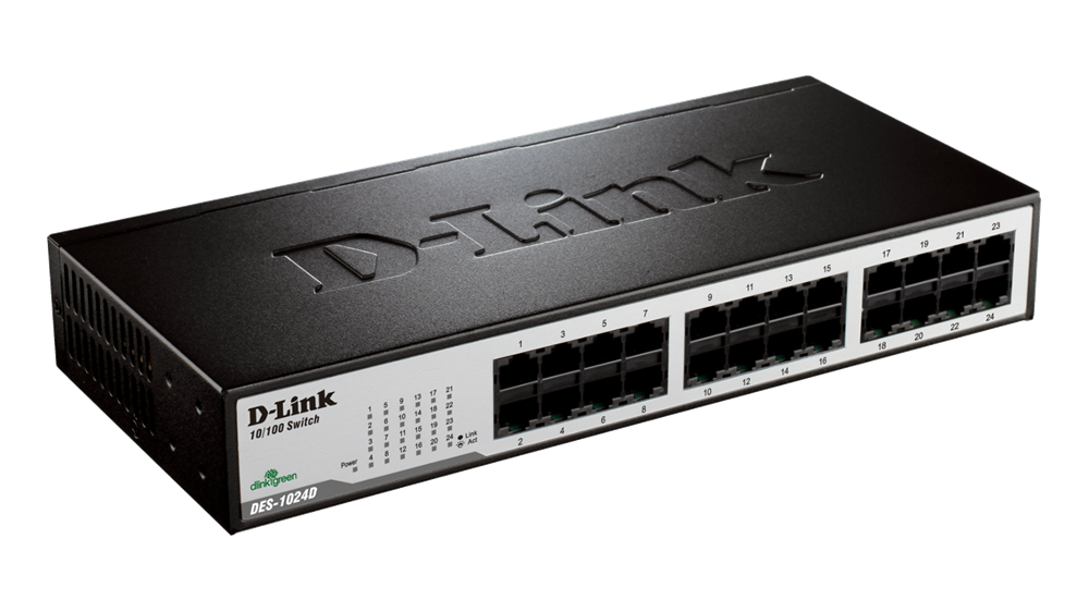D-Link DES-1024D 24port FE LAN nem menedzselhető switch