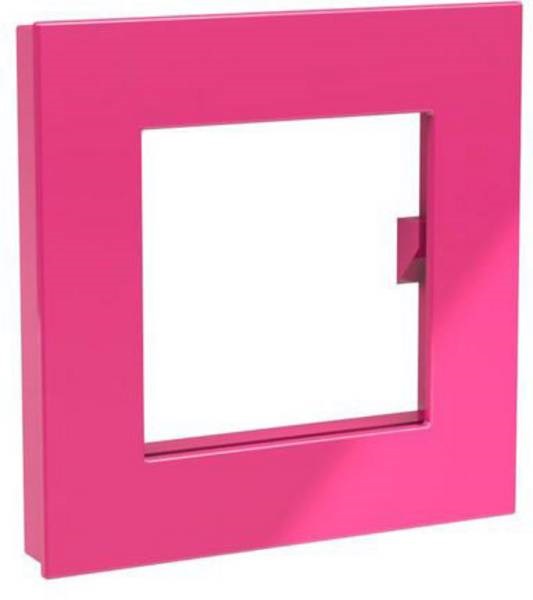 Dahle Mega XL 75x75mm négyzet alakú rózsaszín mágnes fénykép keret