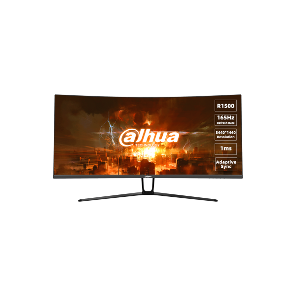 Dahua 34" LM34-E330C UWQHD VA 165Hz HDMI/DP ívelt gamer monitor