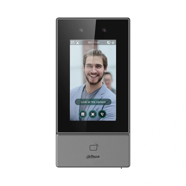 Dahua ASI6213S-PW kültéri/2MP/4,3 LCD/PoE/WiFi/standalone arcfelismerő és kártyás (IC) beléptető terminál