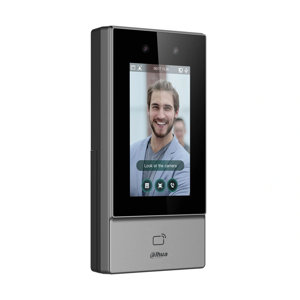 Dahua ASI6213S-PW kültéri/2MP/4,3 LCD/PoE/WiFi/standalone arcfelismerő és kártyás (IC) beléptető terminál