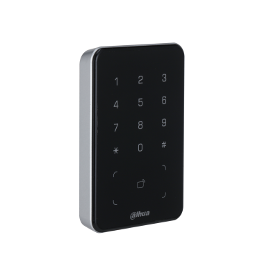 Dahua ASR2101A-ME dual frekvenciás (EM, Mifare), RS-485/Wiegand RFID kártyaolvasó (segédolvasó) és kódzár