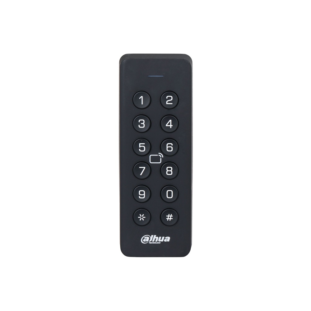 Dahua ASR2101H-D EM (125kHz), kód, RS-485/Wiegand RFID kártyaolvasó (segédolvasó) és kódzár