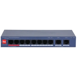 Dahua CS4010-8ET2GT-110 8x10/100 Mbps PoE + 2x1 Gbps uplink/110W/Cloud Managed PoE Switch