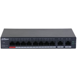 Dahua CS4010-8ET-110 8x10/100 Mbps PoE + 2x1 Gbps uplink/110W/Cloud Managed PoE Switch