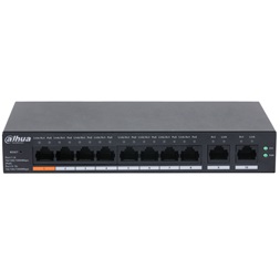 Dahua CS4010-8GT-60 8x1 Gbps PoE + 2x1 Gbps uplink/60W/Cloud Managed PoE Switch