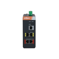 Dahua IS4204-2GT-120 2x1 Gbps PoE + 2x1 Gbps SFP + 1x Console port /120W/Din/ Ipari Menedzselhető PoE switch