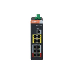 Dahua IS4410-6GT-120 6x1 Gbps PoE + 4x1 Gbps SFP + 1x Console port /120W/Din/ Ipari Menedzselhető PoE switch