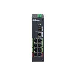 Dahua LR2110-8ET-120-V2 8x10/100 Mbps PoE + 1x1 Gbps RJ-45 + 1x1 Gbps SFP Uplink/120W/nem menedzselhető ePoE Switch