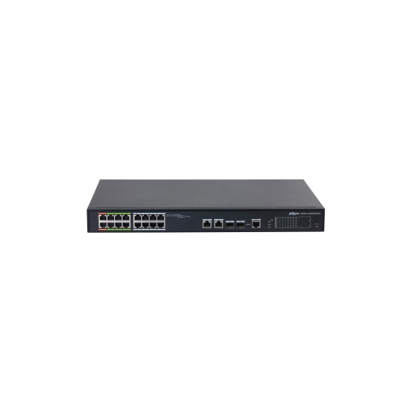 Dahua LR2218-16ET-240-V2 2x10/100 (HighPoE/ePoE)+6x 10/100(ePoE)+8x 10/100 (PoE)/SFP combo uplink 240W ePoE Switch