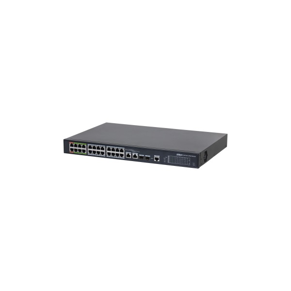 Dahua LR2226-24ET-360-V2 2x10/100(HighPoE/ePoE)+6x 10/100(ePoE)+16x 10/100(PoE)/SFP combo uplink 360W ePoE switch