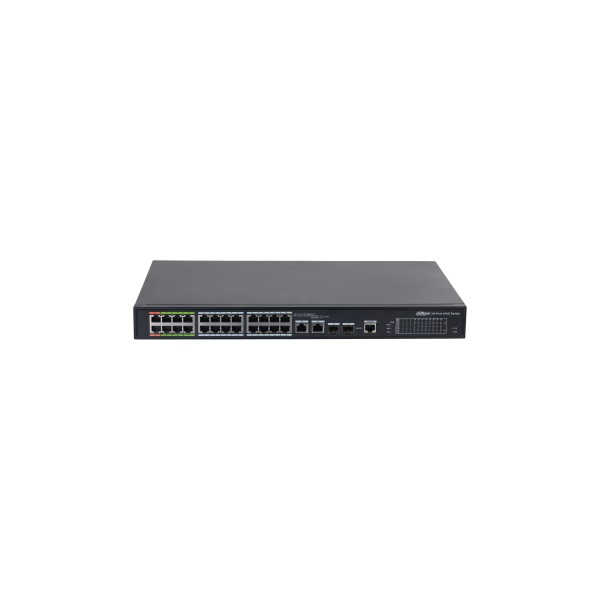 Dahua LR2226-24ET-360-V2 2x10/100(HighPoE/ePoE)+6x 10/100(ePoE)+16x 10/100(PoE)/SFP combo uplink 360W ePoE switch