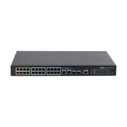 Dahua LR2226-24ET-360-V2 2x10/100(HighPoE/ePoE)+6x 10/100(ePoE)+16x 10/100(PoE)/SFP combo uplink 360W ePoE switch