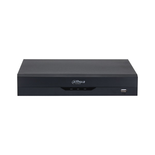 Dahua NVR2104HS-P-I2 /4 csatorna/H265+/80 Mbps rögzítés/AI/1x Sata/4x PoE/WizSense hálózati rögzítő(NVR)