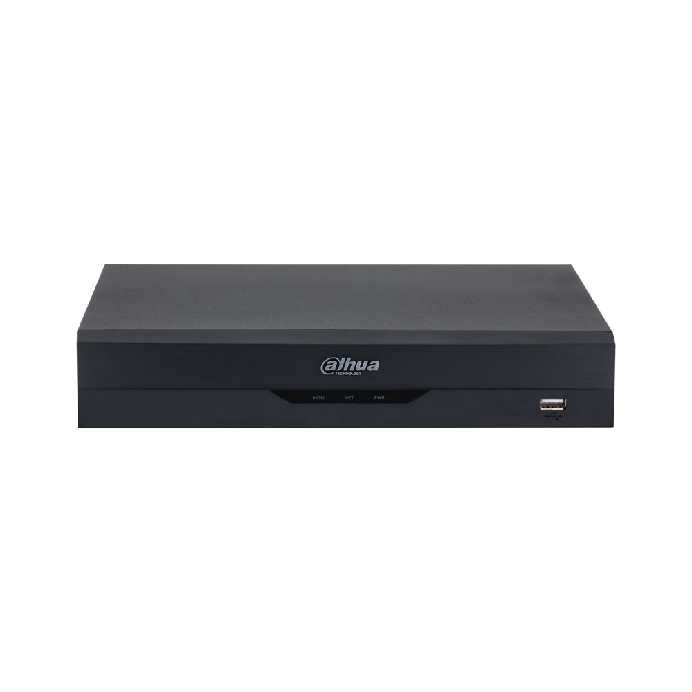 Dahua NVR2104HS-P-I2 /4 csatorna/H265+/80 Mbps rögzítés/AI/1x Sata/4x PoE/WizSense hálózati rögzítő(NVR)