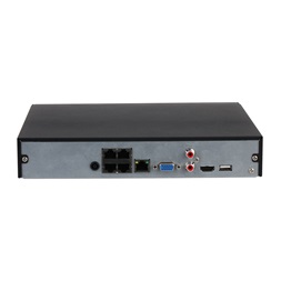 Dahua NVR2104HS-P-I2 /4 csatorna/H265+/80 Mbps rögzítés/AI/1x Sata/4x PoE/WizSense hálózati rögzítő(NVR)
