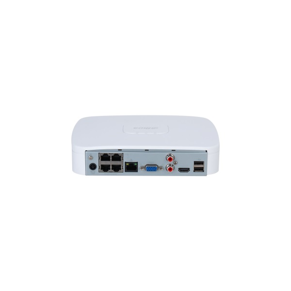 Dahua NVR2104-P-S3 4 csatorna/H265+/80Mbps rögzítés/1x SATA/4x PoE hálózati rögzítő (NVR)