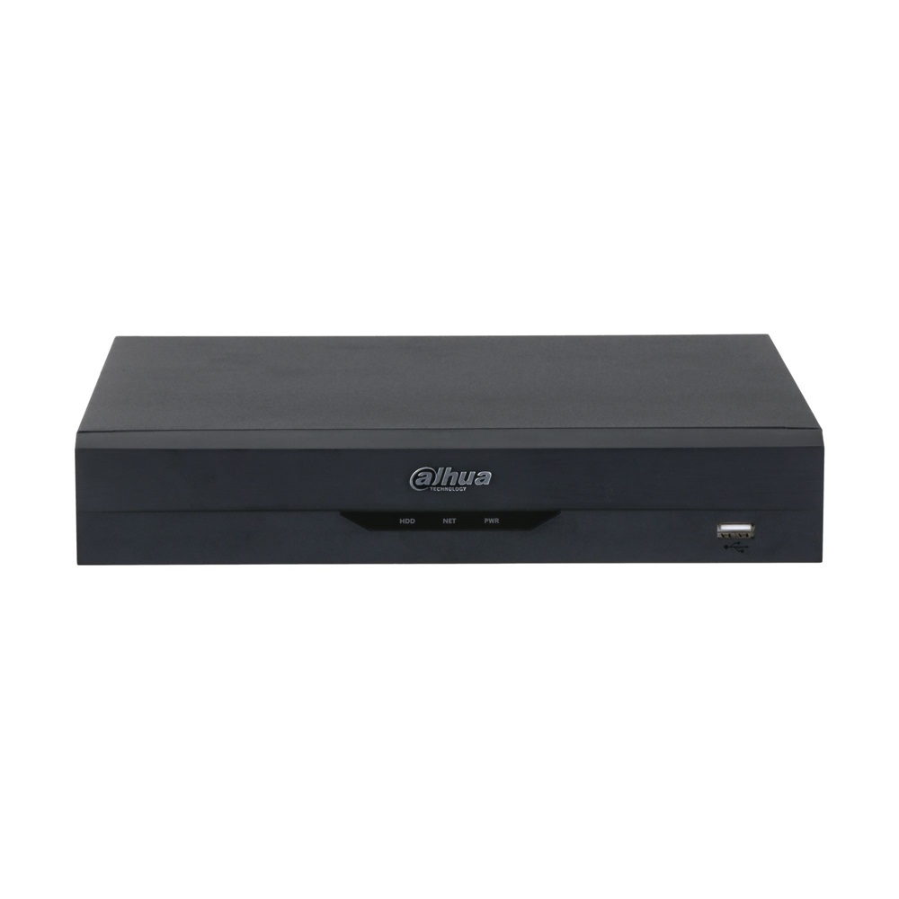 Dahua NVR2108HS-8P-I2 /8 csatorna/H265+/144 Mbps rögzítés/AI/1x Sata/8x PoE/WizSense hálózati rögzítő(NVR)