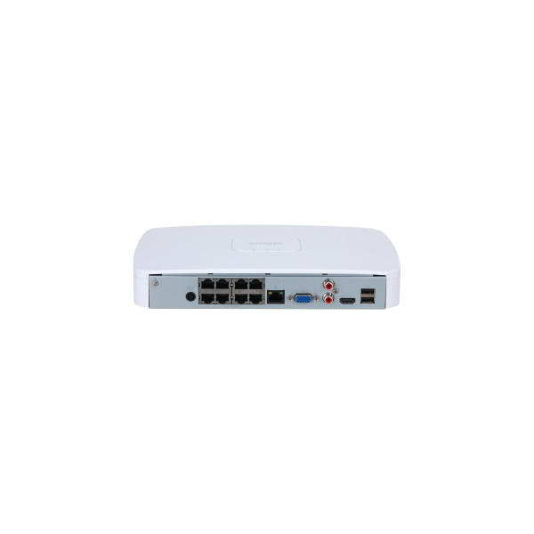 Dahua NVR2108-8P-S3 /8 csatorna/H265+/80Mbps/1x SATA/8x PoE hálózati rögzítő(NVR)