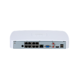 Dahua NVR2108-8P-S3 /8 csatorna/H265+/80Mbps/1x SATA/8x PoE hálózati rögzítő(NVR)