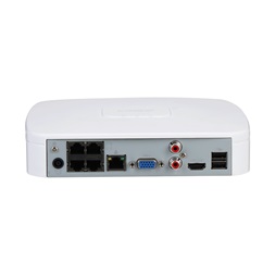 Dahua NVR4104-P-EI /4 csatorna/H265+/80 Mbps rögzítés/AI/1x Sata/4x PoE/WizSense hálózati rögzítő(NVR)