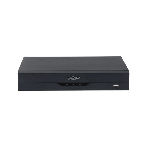 Dahua NVR4108HS-8P-EI /8 csatorna/H265+/256 Mbps rögzítés/AI/1x Sata/8x PoE/WizSense hálózati rögzítő(NVR)