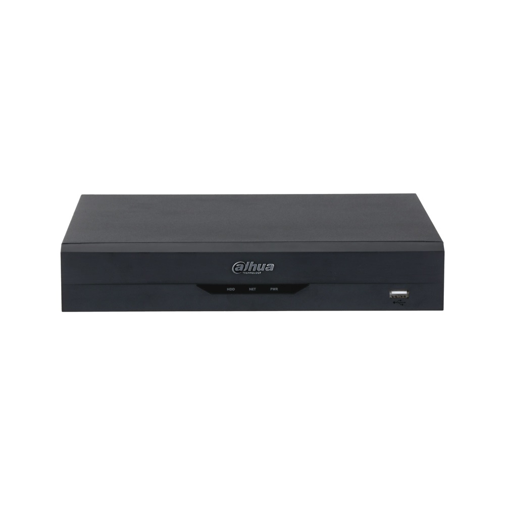 Dahua NVR4108HS-8P-EI /8 csatorna/H265+/256 Mbps rögzítés/AI/1x Sata/8x PoE/WizSense hálózati rögzítő(NVR)
