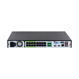 Dahua NVR5232-16P-EI /32 csatorna/H265+/384 Mbps rögzítés/AI/2x Sata/16x PoE/WizSense hálózati rögzítő(NVR)