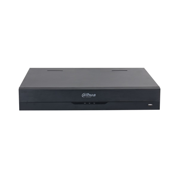 Dahua NVR5416-16P-EI /16 csatorna/H265+/384 Mbps rögzítés/AI/4x Sata/16x PoE/WizSense hálózati rögzítő(NVR)