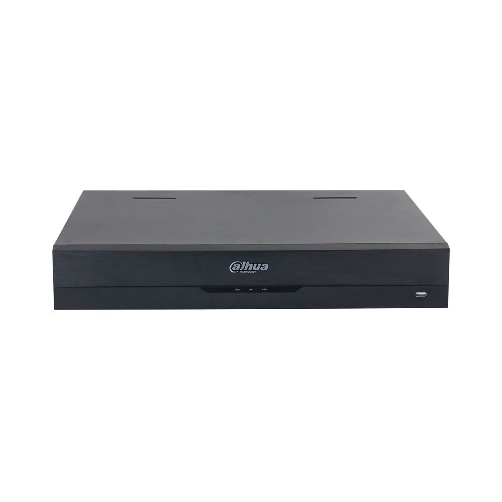 Dahua NVR5432-16P-EI /32 csatorna/H265+/384 Mbps rögzítés/AI/4x Sata/16x PoE/WizSense hálózati rögzítő(NVR)