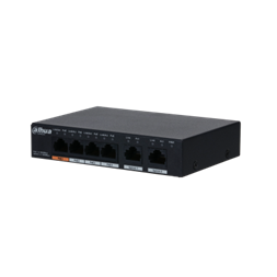 Dahua PFS3006-4GT-60-V2 1x 100/1000(Hi-PoE/PoE+/PoE)+3x 100/1000(PoE+/PoE)+2x gigabit uplink, 60W PoE switch