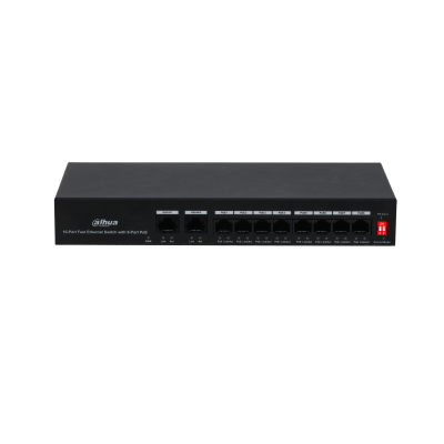 Dahua PFS3010-8ET-65 8x 10/100(PoE+/PoE)+2x 10/100 uplink, 65W PoE switch