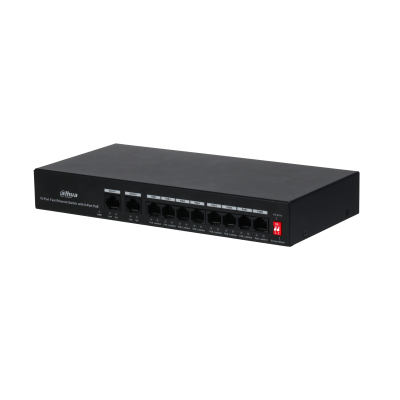 Dahua PFS3010-8ET-65 8x 10/100(PoE+/PoE)+2x 10/100 uplink, 65W PoE switch