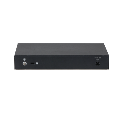 Dahua PFS3010-8ET-96-V2 1x 10/100(Hi-PoE/PoE+/PoE)+7x 10/100(PoE+/PoE)+2x gigabit uplink, 96W PoE switch
