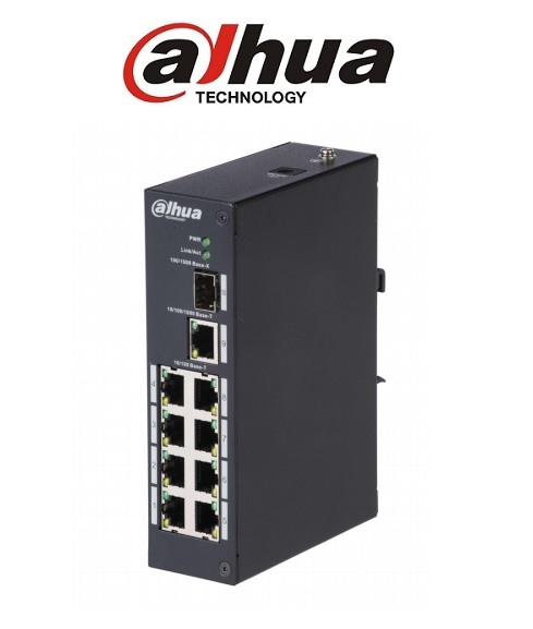 Dahua PFS3110-8T 8x 10/100+1x gigabit+1x SFP uplink switch