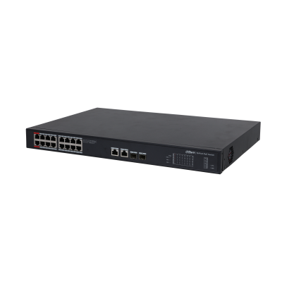 Dahua PFS3220-16GT-240-V2 16x 100/1000 (PoE 240W)+2x 100/1000 Uplink+2x SFP uplink PoE switch