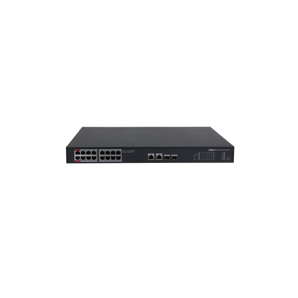 Dahua PFS3220-16GT-240-V2 16x 100/1000 (PoE 240W)+2x 100/1000 Uplink+2x SFP uplink PoE switch