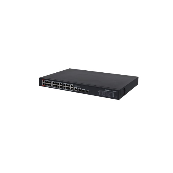 Dahua PFS3228-24GT-360-V2 24x 100/1000 (PoE 360W)+2x 100/1000 Uplink+2x SFP Uplink PoE switch