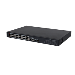 Dahua PFS3228-24GT-360-V2 24x 100/1000 (PoE 360W)+2x 100/1000 Uplink+2x SFP Uplink PoE switch