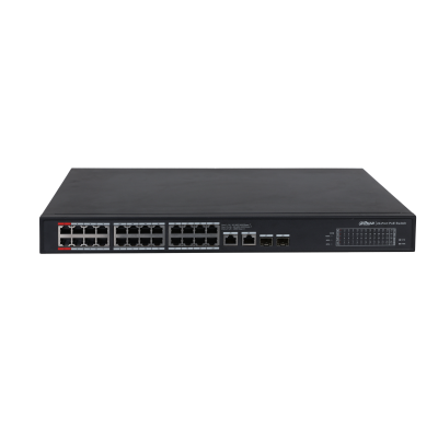 Dahua PFS3228-24GT-360-V2 24x 100/1000 (PoE 360W)+2x 100/1000 Uplink+2x SFP Uplink PoE switch